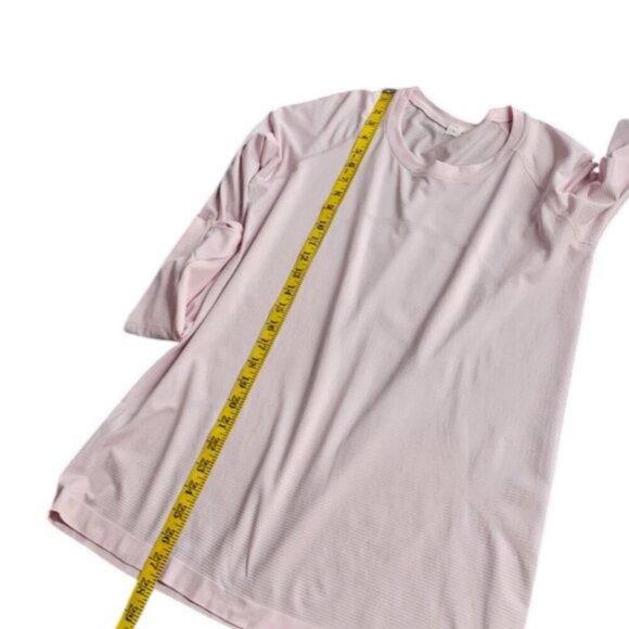 Lululemon Womens Swiftly Tech Long Sleeve 2.0 Pink, Thumbholes, Light, Size 14 - Picture 6 of 9